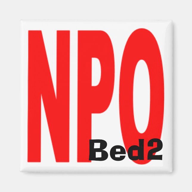 NPO, Bed2 Magnet (Vorne)
