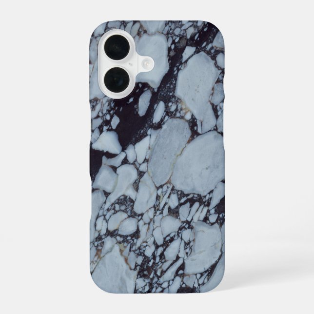Nr. 068 Marmor iPhone 16 Hülle (Rückseite)