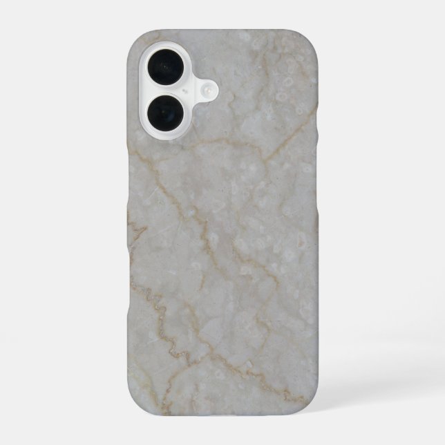Nr.079 Marmor iPhone 16 Hülle (Rückseite)