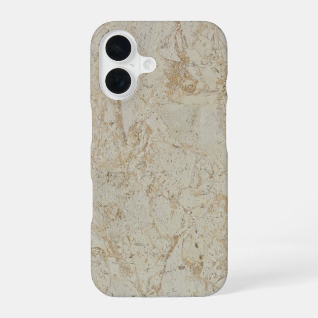 Nr. 083 Marmor iPhone 16 Hülle (Rückseite)