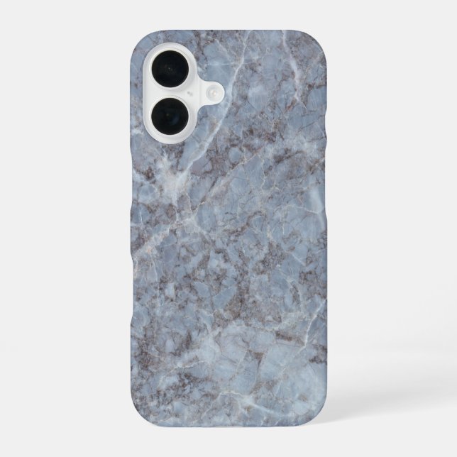 Nr.093 Marmor iPhone 16 Hülle (Rückseite)