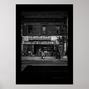 Nr. 1030 Queen St E 3 mit Grenze Poster