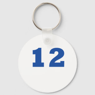 Nr. 12! schlüsselanhänger