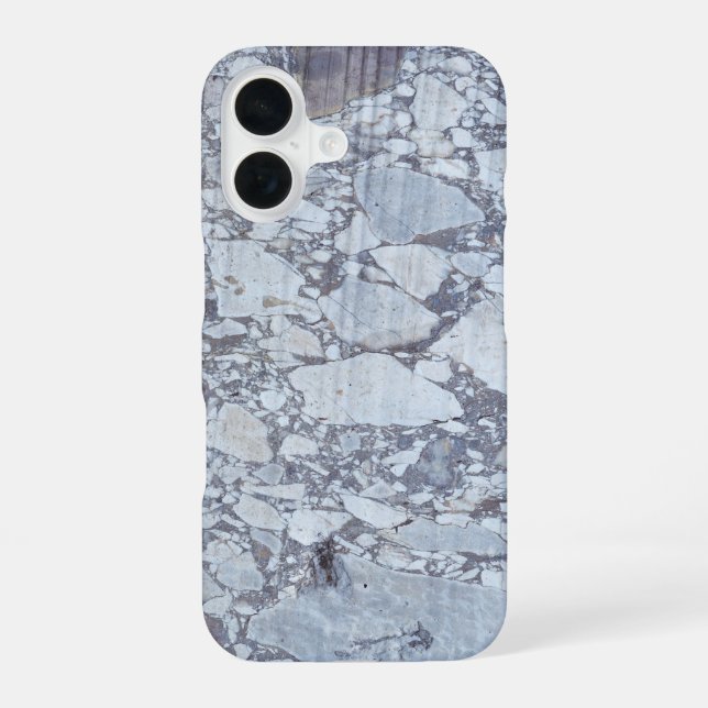 Nr. 141 Marmor iPhone 16 Hülle (Rückseite)