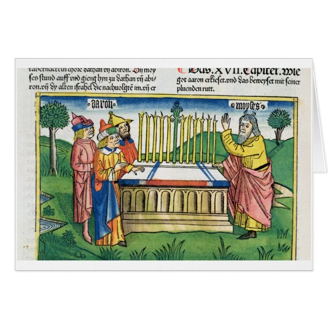 Nr. 17 1-11 Aarons Personal blüht auf dem Altar, (Vorderseite (Horizontal))