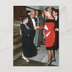 Nr. 191 Prinzessin Diana - Joan Collins 1990 Postkarte