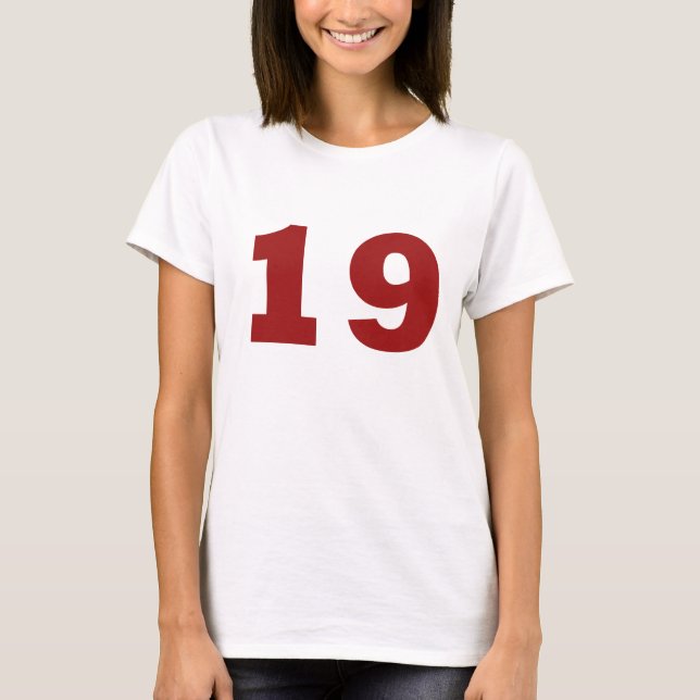 Nr. 19! T-Shirt (Vorderseite)