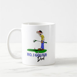 Nr. 1 Golfer-Vater Kaffeetasse