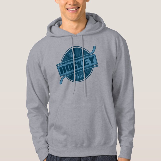 Nr. 1 Hockey-Vater Hoodie (Vorderseite)