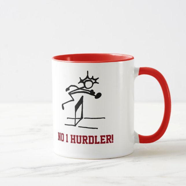 Nr. 1 Hurdler Red Tasse (Rechts)