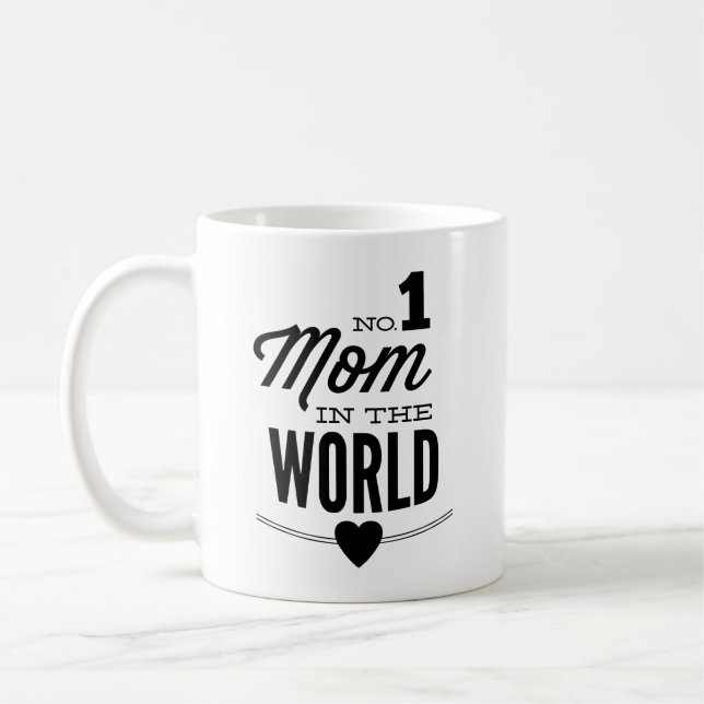 Nr. 1 Mama in der Welt Kaffee-Tasse Kaffeetasse (Links)