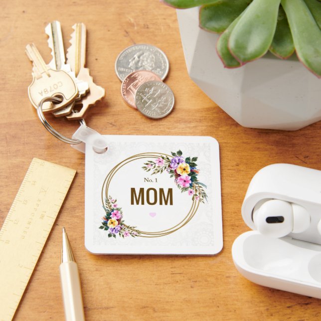 Nr. 1 Müttertagskommentar Schlüsselring Schlüsselanhänger (Schreibtisch)