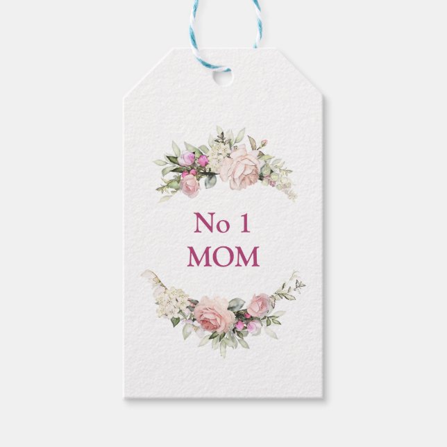 Nr. 1 Muttertagskomposition Geschenkanhänger (Vorderseite)