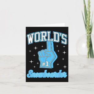 Nr. 1 Snowboarder World's Nummer 1 Snowboarder Foa Karte