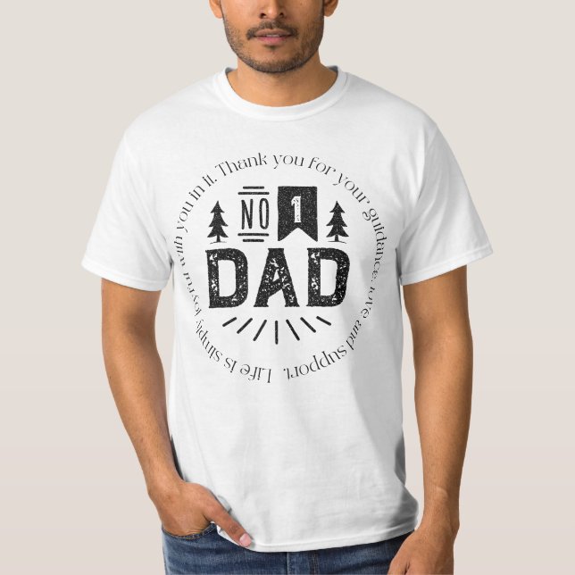 Nr. 1 Vater T-Shirt (Vorderseite)