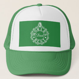 Nr.1 Weltet beste Vater-Custom-Typografie White Pr Truckerkappe