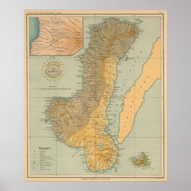 Nr. 21 Negros Poster (Vorne)