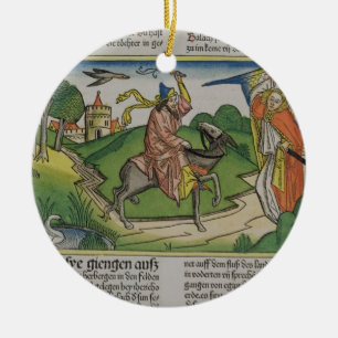 Nr. 22 20-35 Balaams sprechenEsel, vom 'N Keramikornament