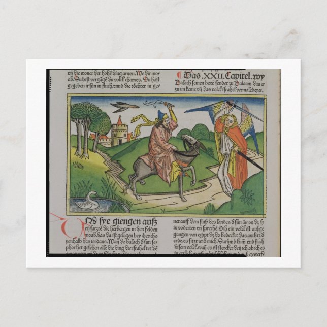 Nr. 22 20-35 Balaams sprechenEsel, vom 'N Postkarte (Vorderseite)