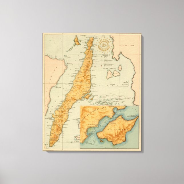 Nr. 22 Cebu Leinwanddruck (Vorderseite)