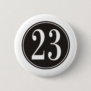 Nr. 23 - Schwarzer Kreis (Front) Button