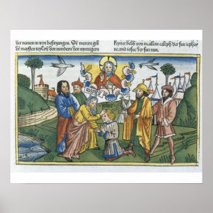 Nr. 27 18-23 Moses legt seine Hand nach Joshua, Poster