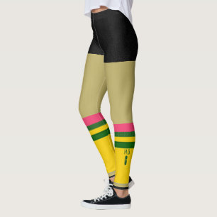 Nr. 2 Bleistift Kniesocken Leggings - Lehrergesche