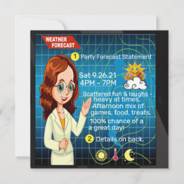 Nr. 2 Spaß in der prognostizierten Party Einladung