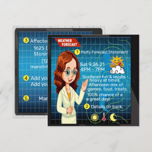 Nr. 2 Spaß in der prognostizierten Party Einladung