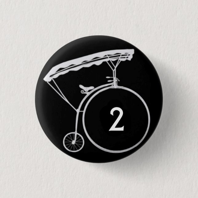 Nr. 2 Umkehrendes Abzeichen Button (Vorderseite)