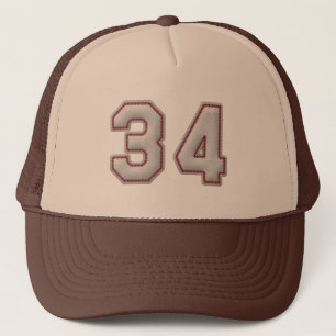 Nr. 34 mit coolem Baseball-Stich-Blick Truckerkappe