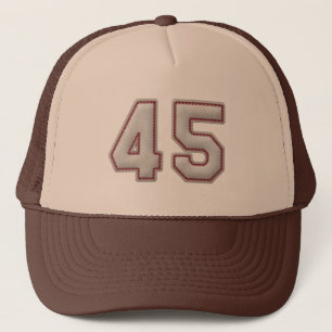 Nr. 45 mit coolem Baseball-Stich-Blick Truckerkappe