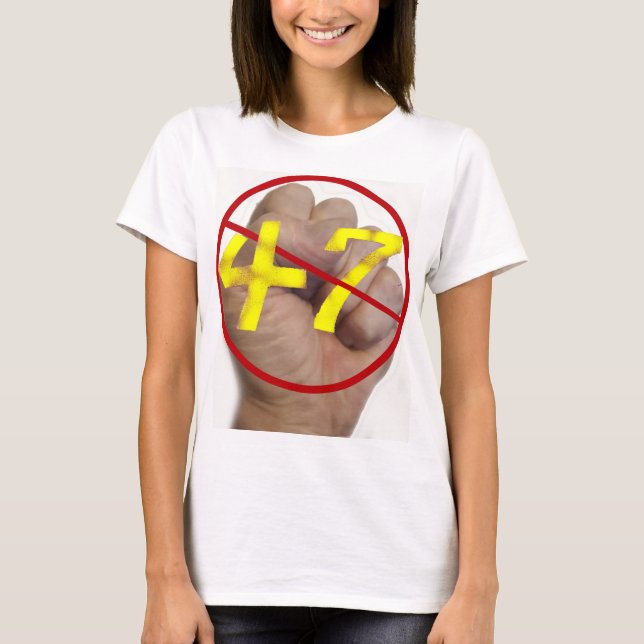Nr. 47 T - Shirt von Frauen (Vorderseite)