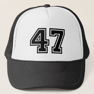 Nr. "47" truckerkappe