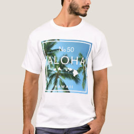 Nr. 50 Aloha Hawaii Palm Island Paradies T-Shirt