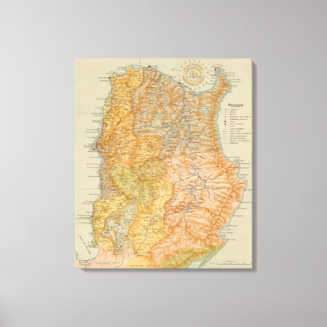 Nr. 7 Luzon Leinwanddruck (Vorderseite)