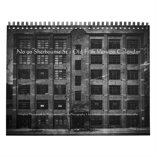 Nr. 90 Sherbourne St 1 Old Film Version Kalender (Titelbild)