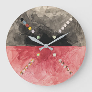 Nr. A (Atom-Serie) Hilma af Klint Große Wanduhr