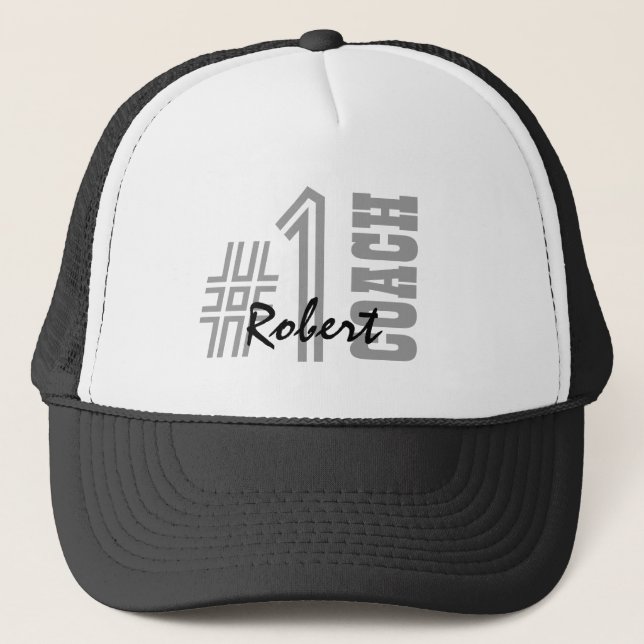 Nr. eine ZUG Schwarzweiss-A01 Truckerkappe (Vorderseite)