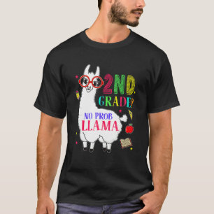 Nr. Prob Llama Aplaca zweite Klasse Teache T-Shirt