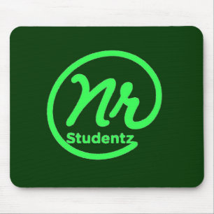 NR Studentz Maus Auflage-Grün Mousepad
