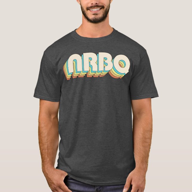 nrbq Vintage-Farb-Freund T-Shirt (Vorderseite)