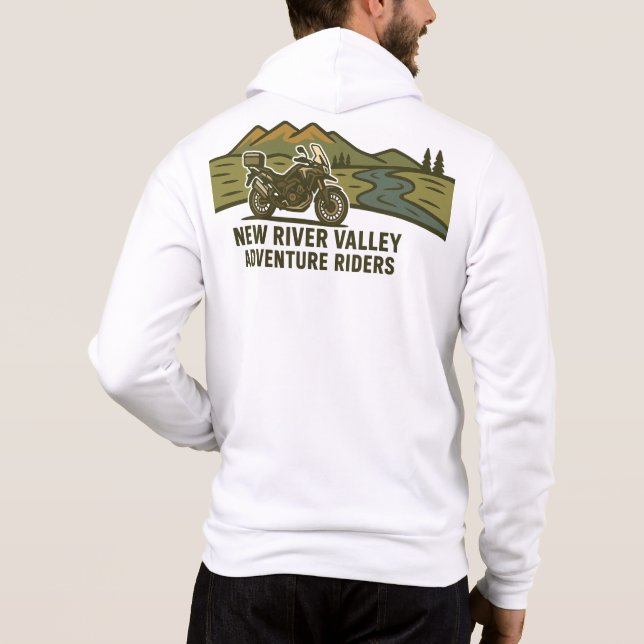 NRV Adventure Riders - Zip-up Hoodie (Rückseite)
