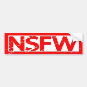 NSFW-Briefmarke Autoaufkleber