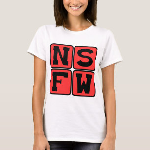 NSFW Internet-Slang Nicht sicher für die Arbeit Lu T-Shirt