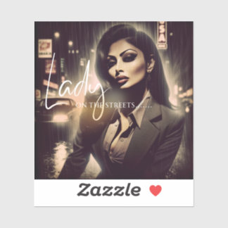 NSFW Mob Ehefrau "Lady in the road... Freak in der Aufkleber