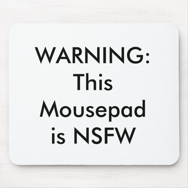 NSFW Mousepad (Vorne)