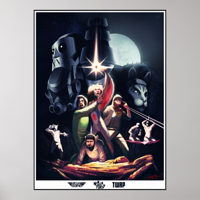 NSP TWRP Star Bombe Poster (Vorne)