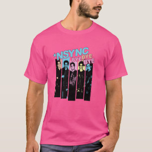 NSYNC Offiziell Neon Bye Bye Bye Bye T-Shirt