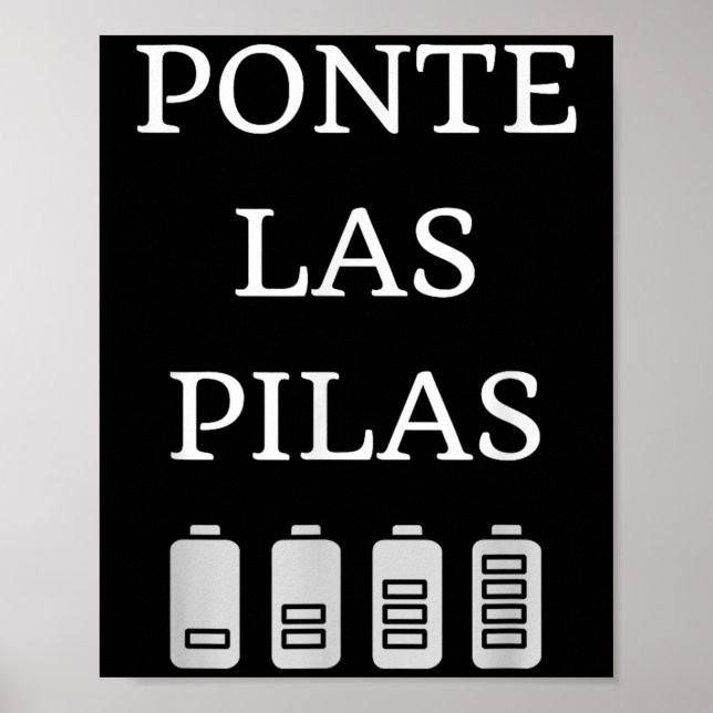 Nte Las Las Spanish Saying Motivational  Poster (Vorne)